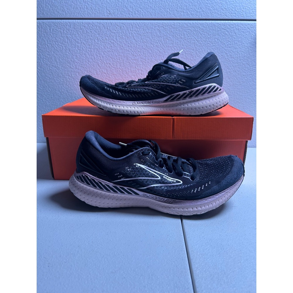 Brooks Glycerin GTS 19 Black Lilac Womens 11 #2941